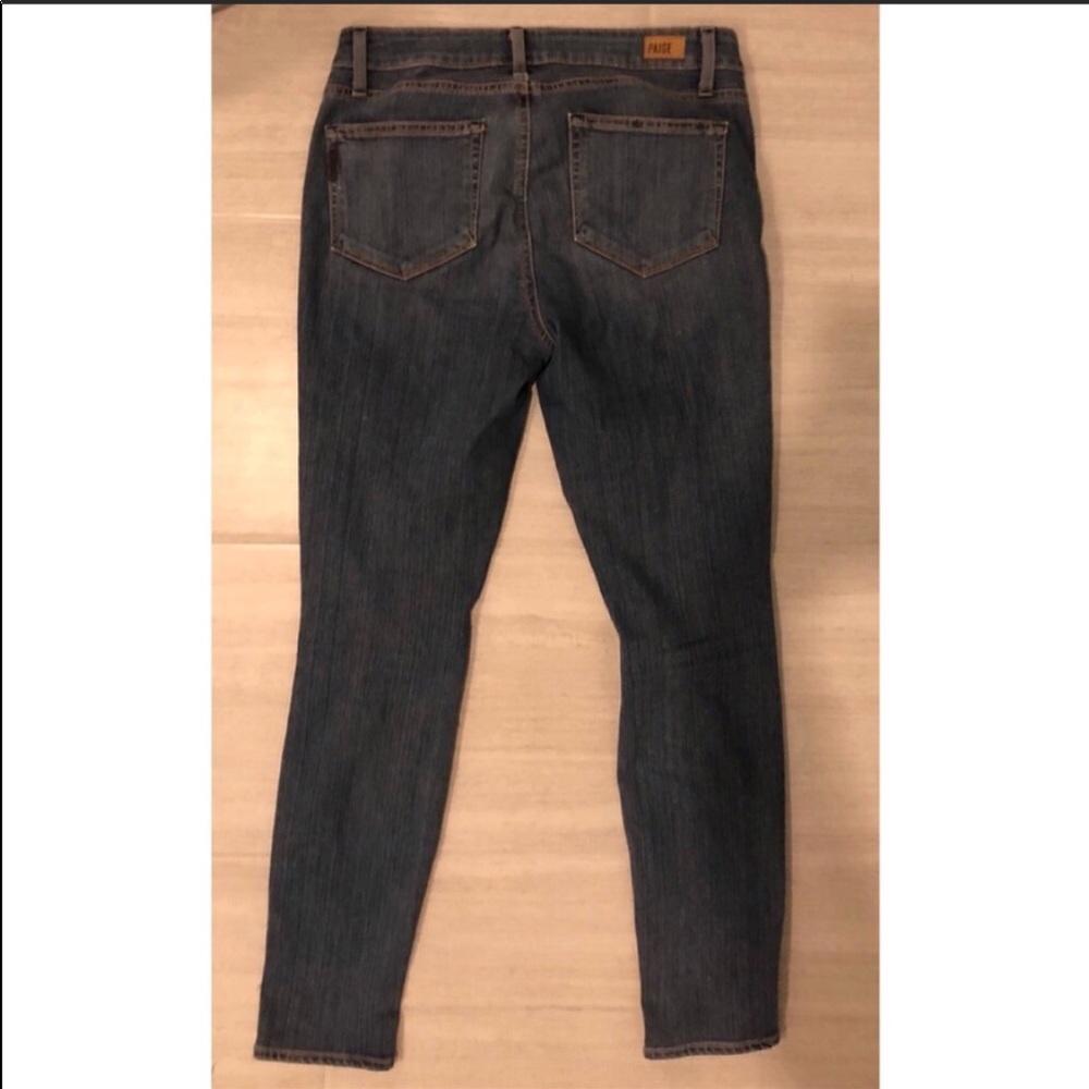 Anthropologie PAIGE Verdugo Destructed Skinny Jean - Picture 5 of 6
